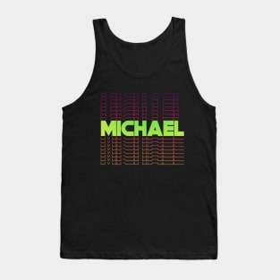 Michael gift idea for boys men first given name Michael Tank Top